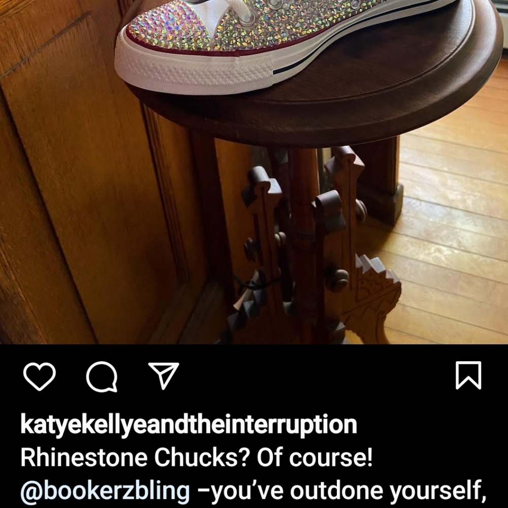 Bling Converse Shoes AB Rhinestones - Picture 12 of 12